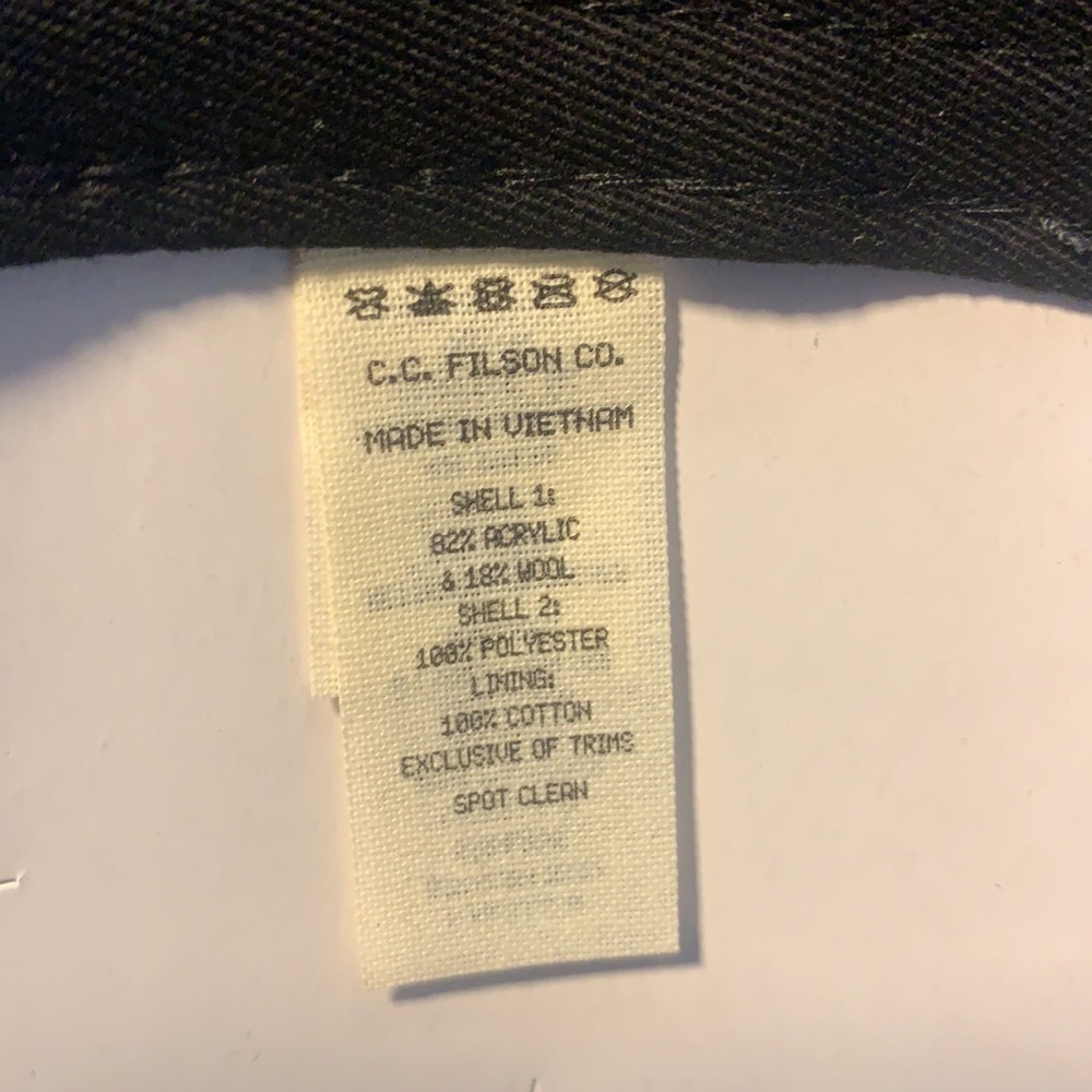 C.C. Filson Smokey Bear Mesh Logger Cap, Filson Hat, Dark Brown - Picture 3 of 4